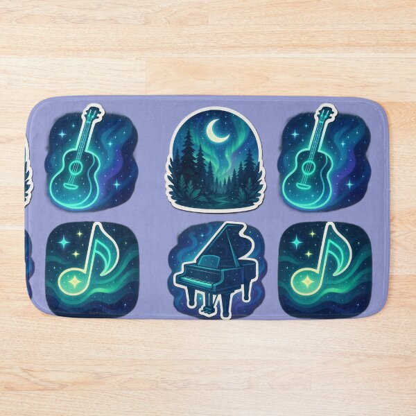 Item preview, Fantasy Music Stickers designed and sold by NutSkyArt.