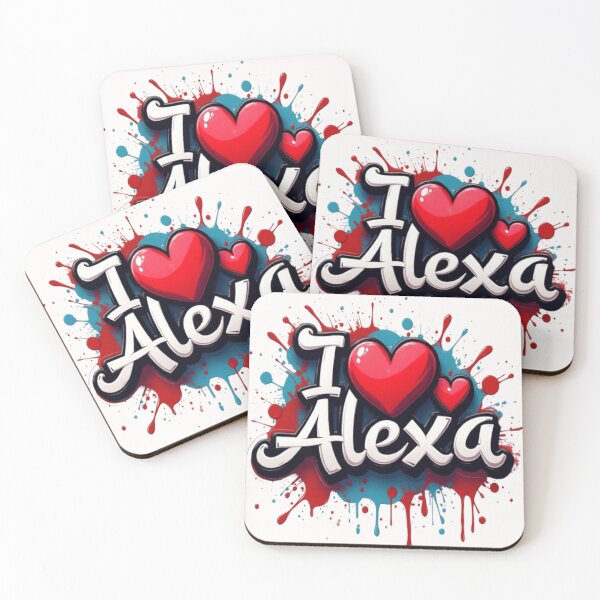 Item preview, I Love Alexa Classic T-Shirt designed and sold by ColorsSoul ⭐️⭐️⭐️⭐️⭐️.