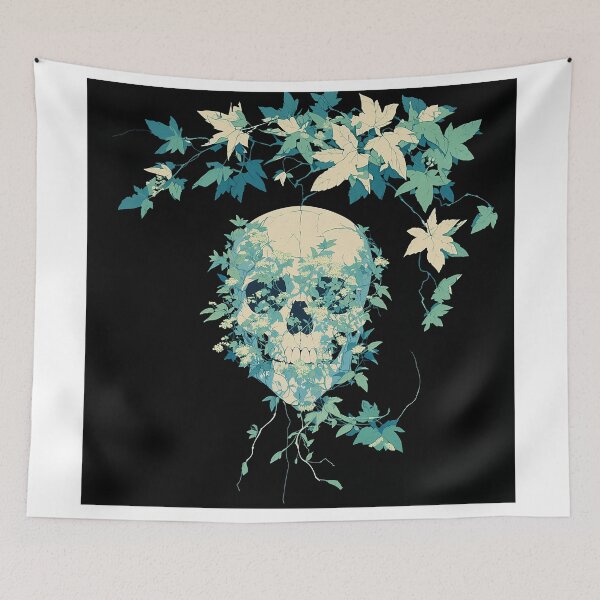Item preview, Ivy Skull Wrapped in Nature’s Growth designed and sold by Christian Weiss.
