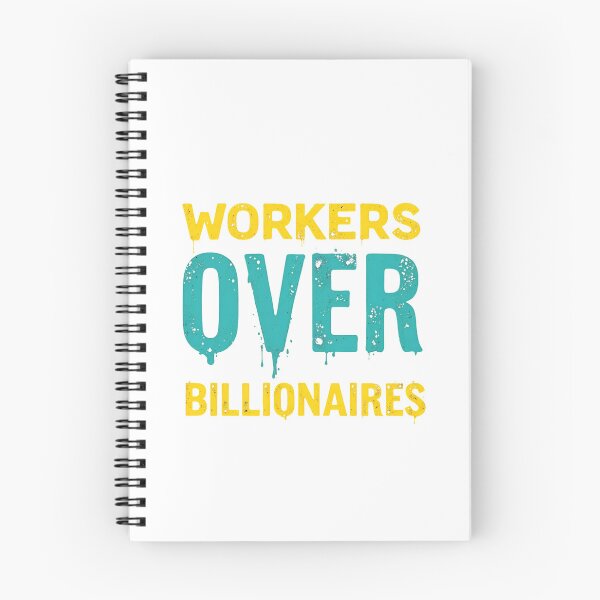 Item preview, Workers Over Billionaires – Bold Activist Statement designed and sold by Nest & Thread.