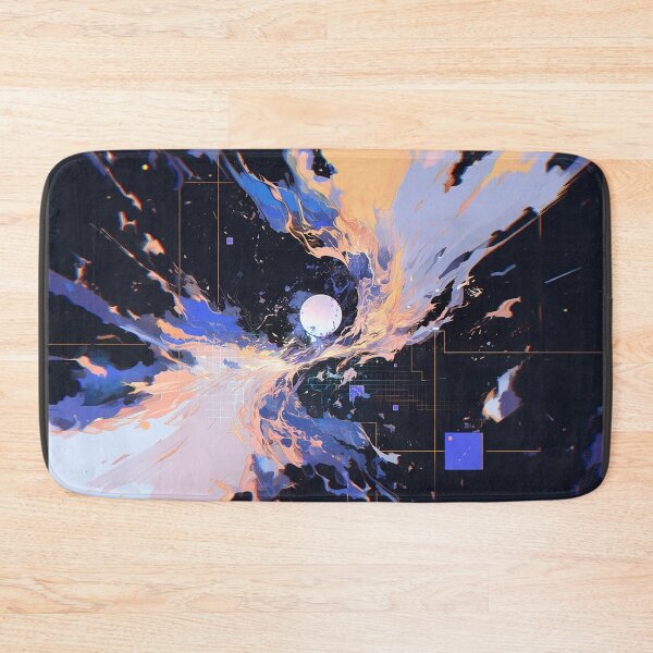 Item preview, Abstract Cosmic Portal with Neon Swirl designed and sold by Christian Weiss.