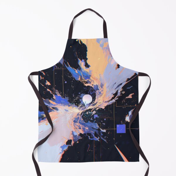 Item preview, Abstract Cosmic Portal with Neon Swirl designed and sold by Christian Weiss.