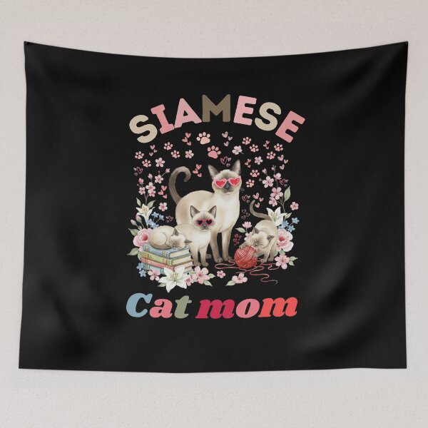 Item preview, Siamese cat mom designed and sold by Fateh-Kro ⭐⭐⭐⭐⭐.