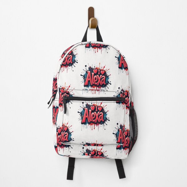 Item preview, I Love Alexa Graffiti Design – Bold Street Art Style designed and sold by ColorsSoul ⭐️⭐️⭐️⭐️⭐️.