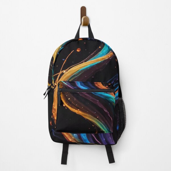 Item preview, Colorful Abstract Spiral with Twisting Vibrant Energy on Black Background designed and sold by KanDa-Shop.