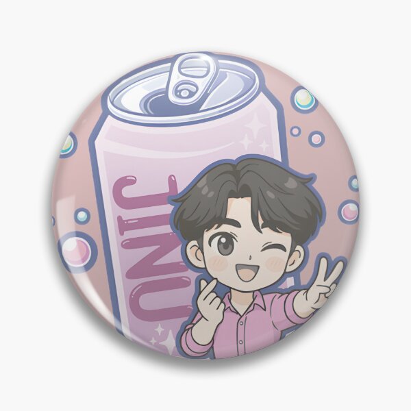 Item preview, My Little Soda Pop | Kawaii Boy Bubbly Drink Art with Finger Heart designed and sold by SuzanneViseur.