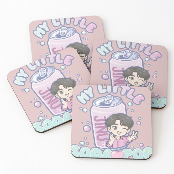 Item preview, My Little Soda Pop | Kawaii Boy Bubbly Drink Art with Finger Heart designed and sold by SuzanneViseur.
