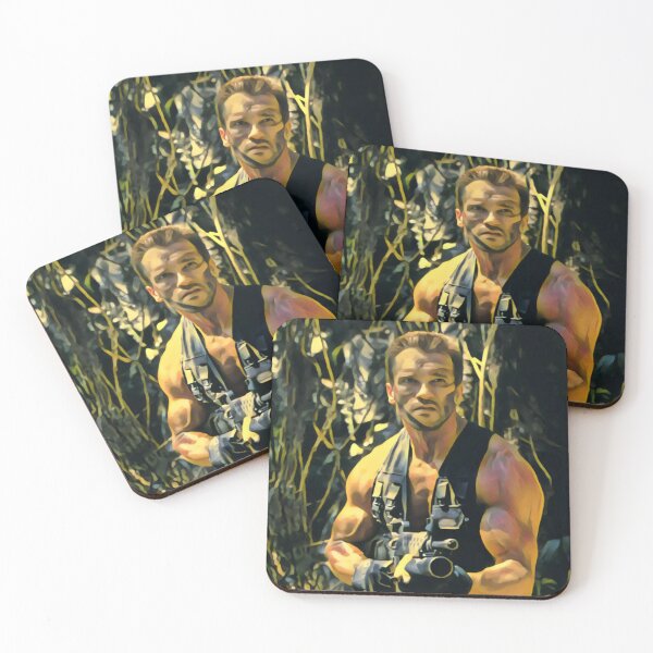 Aperçu de l'œuvre Arnold Schwarzenegger, Predator créée et vendue par Pinkgnomie.