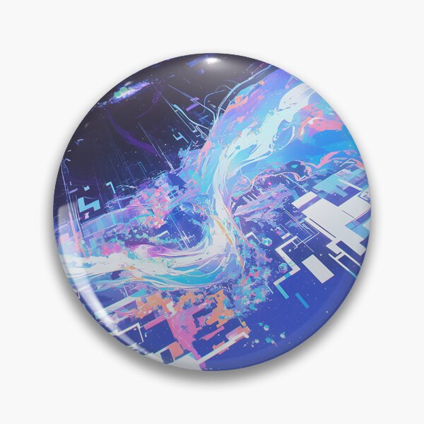 Item preview, Digital Cosmic Stream in Glitch Style designed and sold by Christian Weiss.