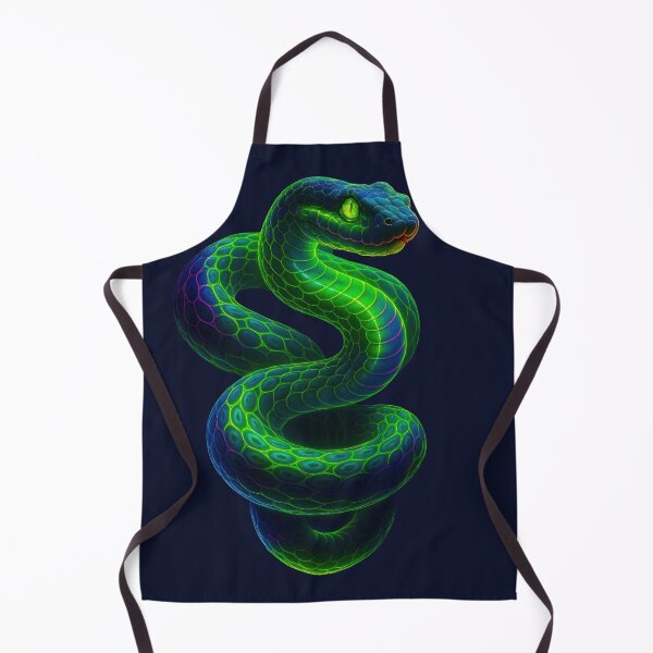 Item preview, Cyberpunk neon snake with bright contours and colors designed and sold by BreakingWorse.