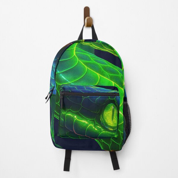Item preview, Cyberpunk neon snake with bright contours and colors designed and sold by BreakingWorse.