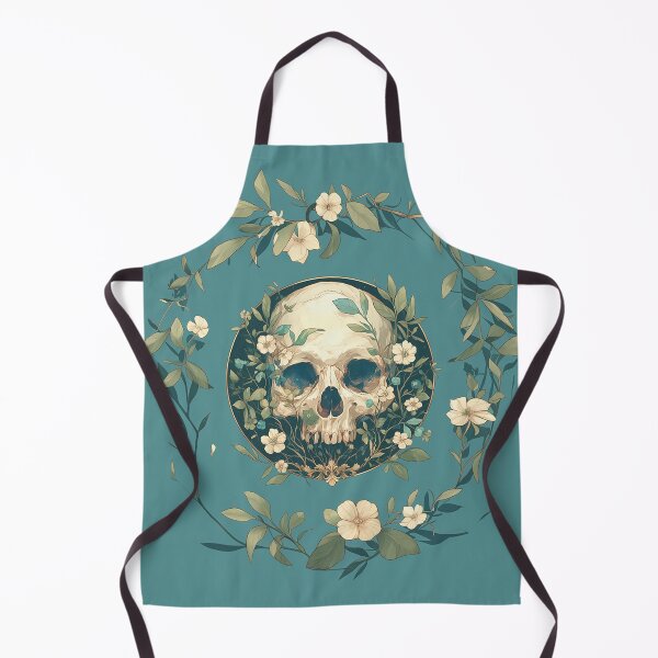 Item preview, Botanical Skull Wreath Design designed and sold by Christian Weiss.