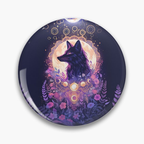 Item preview, Lunar Wolf with Floral Magic designed and sold by Christian Weiss.