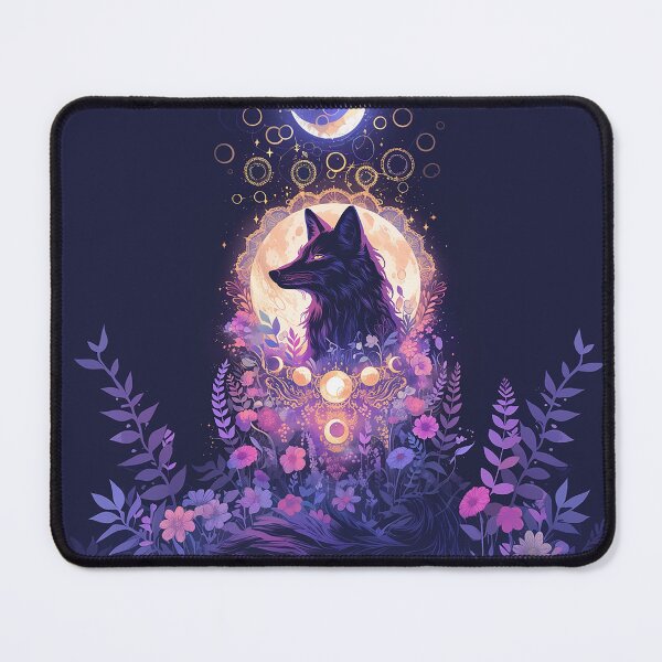 Item preview, Lunar Wolf with Floral Magic designed and sold by Christian Weiss.