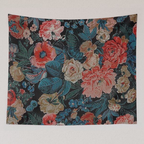 Item preview, British 19th Century Floral Fabric Sample designed and sold by AnimaliaStar.