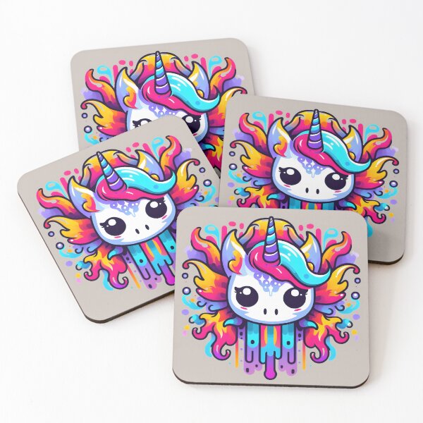 Item preview, Colorful Ghostly Unicorn designed and sold by Creative.Shop.