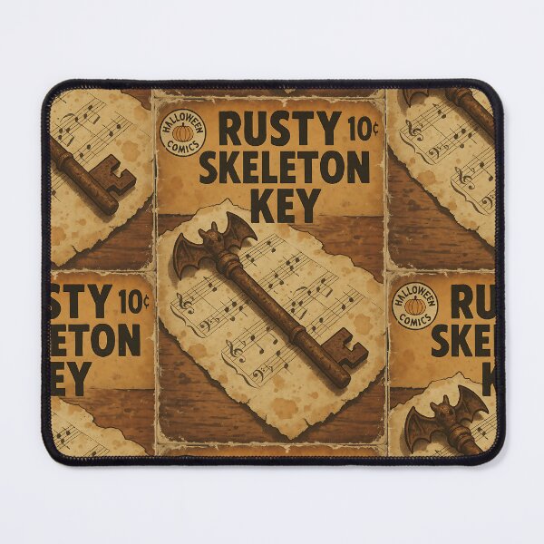 Item preview, Spooky Ephemera: Rusty skeleton key designed and sold by bapupa.