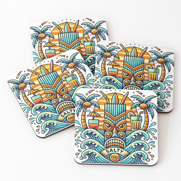 Item preview, Tiki Cocktail Surf designed and sold by SaltySpraySurf.