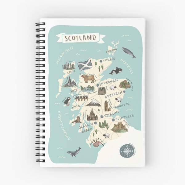 Item preview, Map of Scotland designed and sold by Those Pencil Shavings.