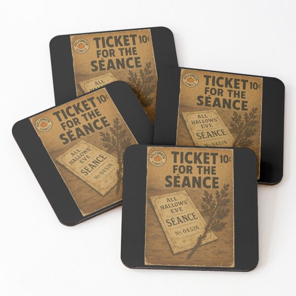 Item preview, Spooky Ephemera: Ticket for the séance designed and sold by bapupa.