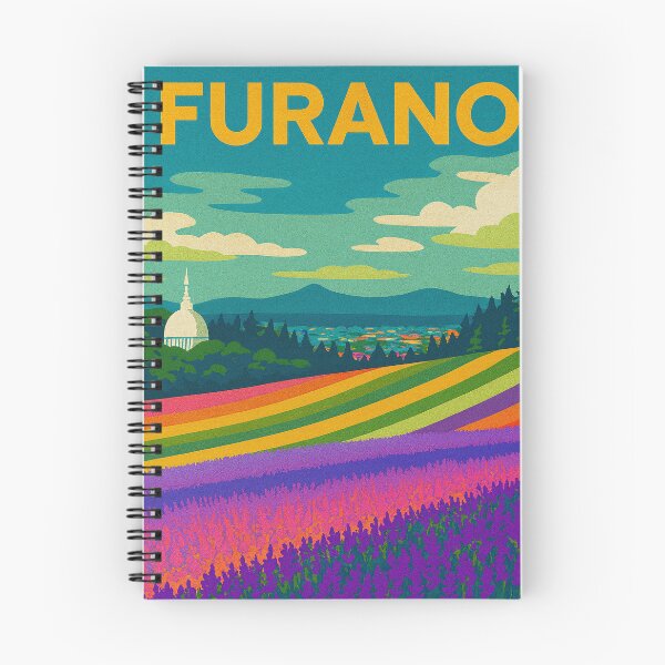 Item preview, Furano, Japan - Retro Travel Poster Design designed and sold by UN-labelledGirl.
