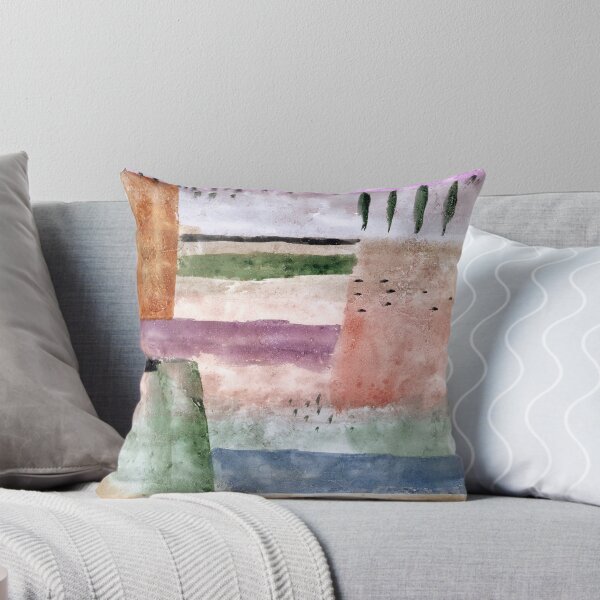 Item preview, Landscape with Poplars 1929 Paul Klee - Bauhaus Abstract Landscape - Swiss German Modern Art Print designed and sold by Under-TheTable.