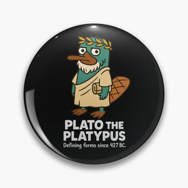 Item preview, Plato the Platypus Shirt – Philosophy Parody | Ancient Greek Meme designed and sold by EternoxShirts.