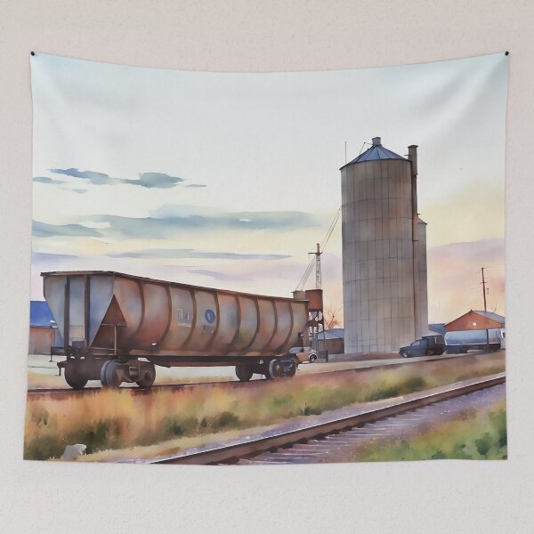 Item preview, Grain Car Glory designed and sold by RCWatercolours.