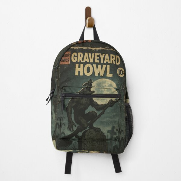 Item preview, Spooky Halloween Cover: Graveyard howl designed and sold by bapupa.