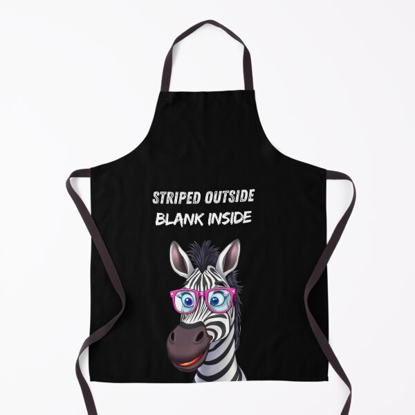 Item preview, Striped Outside, Blank Inside – Funny Zebra Quote Design designed and sold by Red White Blue Studio.