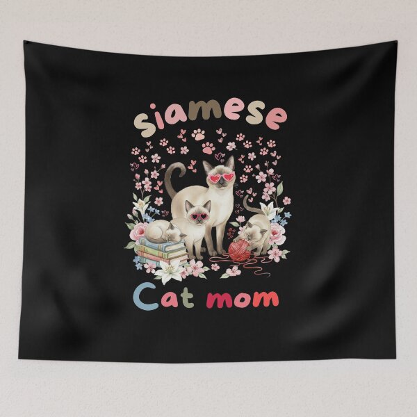 Item preview, Siamese cat mom designed and sold by Fateh-Kro ⭐⭐⭐⭐⭐.