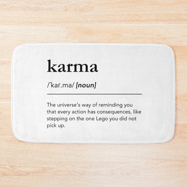 Item preview, Karma Definition, Funny Life Lesson Dictionary Style designed and sold by lagunaklein.