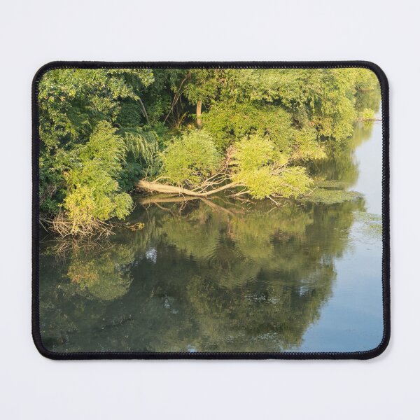Item preview, Forested Riverbank Reflections Tranquility designed and sold by Georgia Mizuleva.