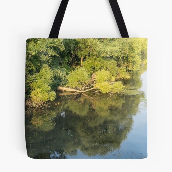 Item preview, Forested Riverbank Reflections Tranquility designed and sold by Georgia Mizuleva.