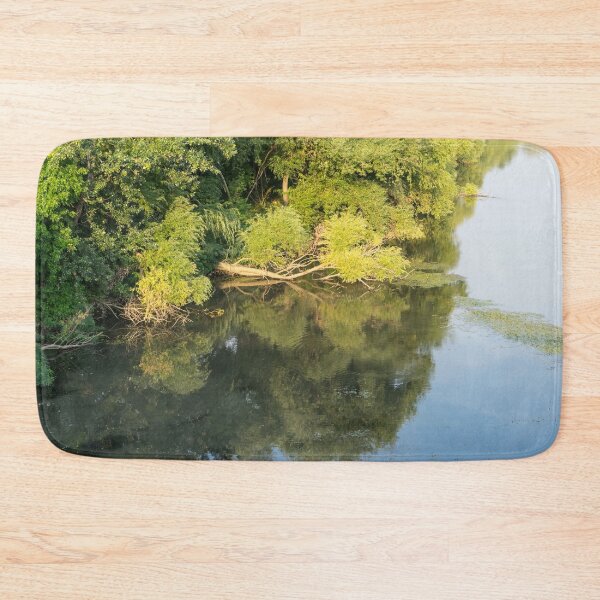 Item preview, Forested Riverbank Reflections Tranquility designed and sold by Georgia Mizuleva.