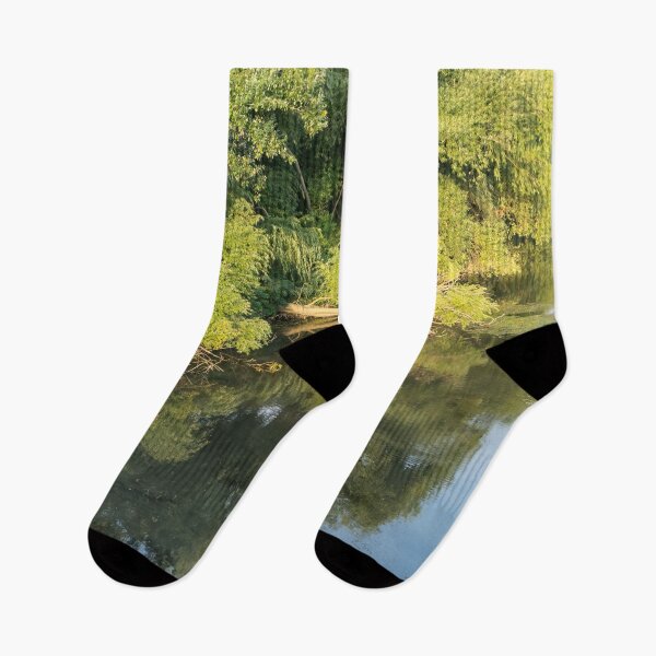 Item preview, Forested Riverbank Reflections Tranquility designed and sold by Georgia Mizuleva.