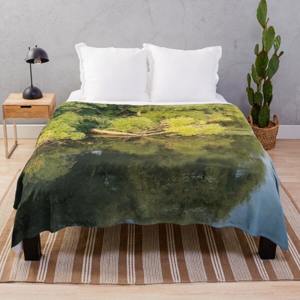Item preview, Forested Riverbank Reflections Tranquility designed and sold by Georgia Mizuleva.