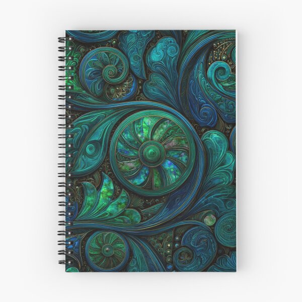 Item preview, New Zealand Māori Paua Pattern Koru Design 492 designed and sold by GrinGalore.