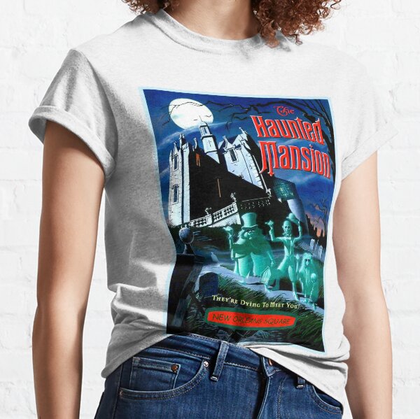 HAUNTED MANSION : Vintage Ghosts Advertising Print Classic T-Shirt