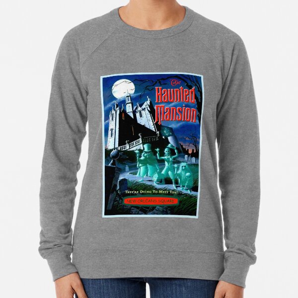 HAUNTED MANSION : Vintage Ghosts Advertising Print Lightweight Sweatshirt