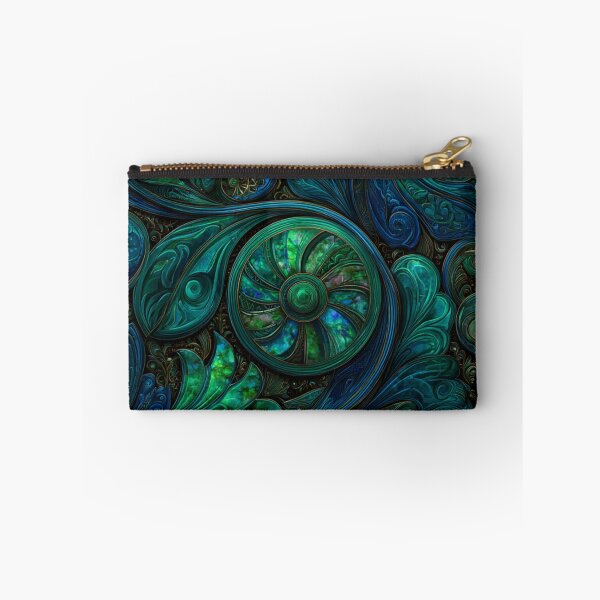 Item preview, New Zealand Māori Paua Pattern Koru Design 492 designed and sold by GrinGalore.