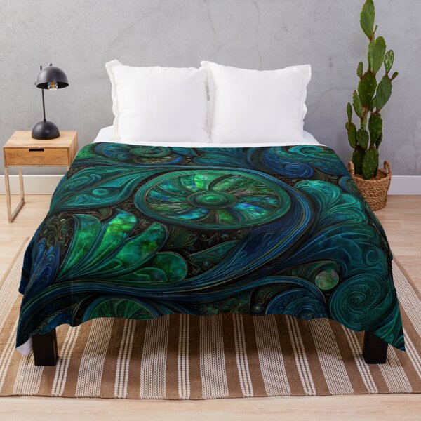 Item preview, New Zealand Māori Paua Pattern Koru Design 492 designed and sold by GrinGalore.