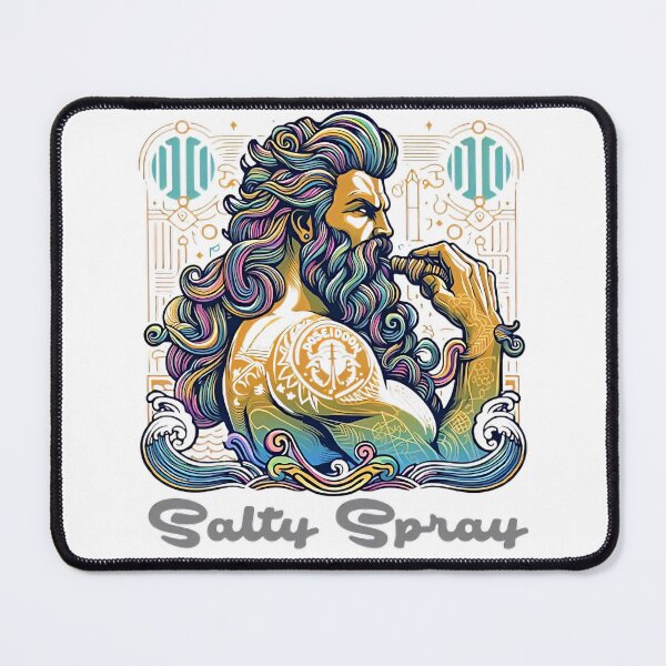 Item preview, Tattoo Poseidon designed and sold by SaltySpraySurf.