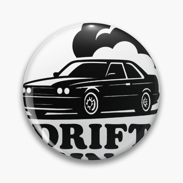Item preview, Drift King – Car Silhouette with Smoke Cloud (Drift Culture Art) designed and sold by fjurcev.