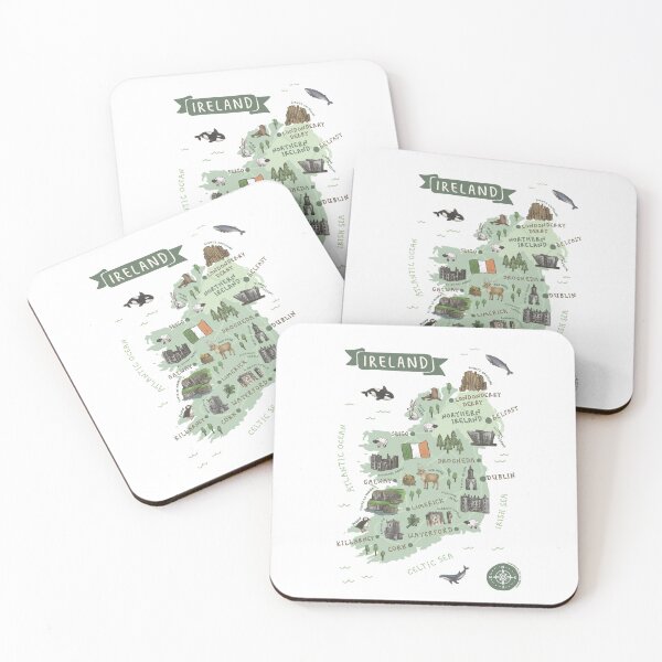 Item preview, Map of Ireland designed and sold by Those Pencil Shavings.