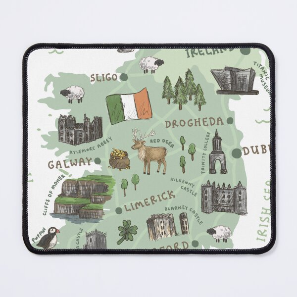 Item preview, Map of Ireland designed and sold by Those Pencil Shavings.