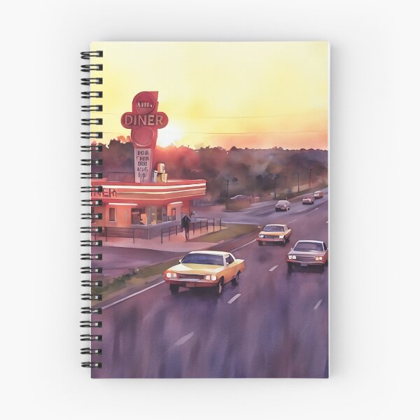 Item preview, The Old Expressway Diner designed and sold by RCWatercolours.