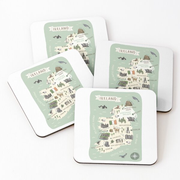 Item preview, Map of Ireland designed and sold by Those Pencil Shavings.