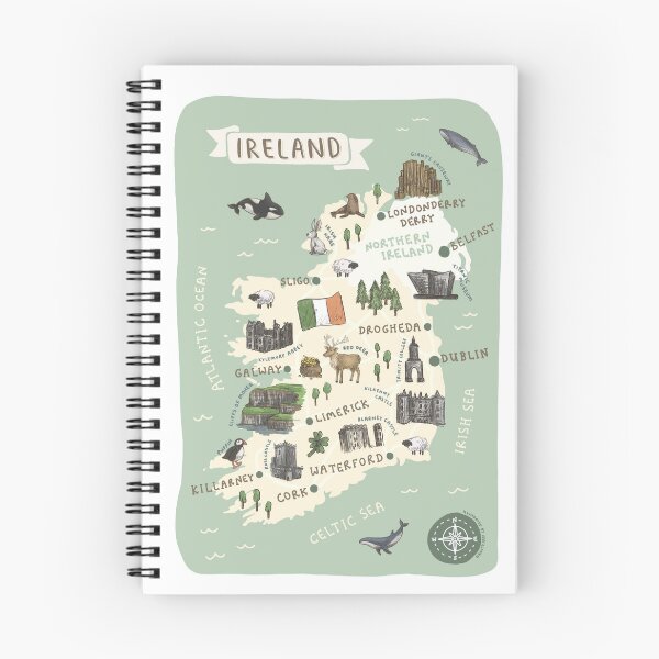 Item preview, Map of Ireland designed and sold by Those Pencil Shavings.
