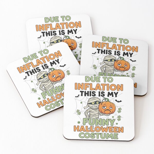 Item preview, Due to Inflation This is My Funny Halloween Costume designed and sold by MinimalMyth.